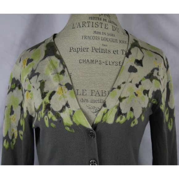 Anthropologie Tabitha Button Down Sweater M - Picture 4 of 8